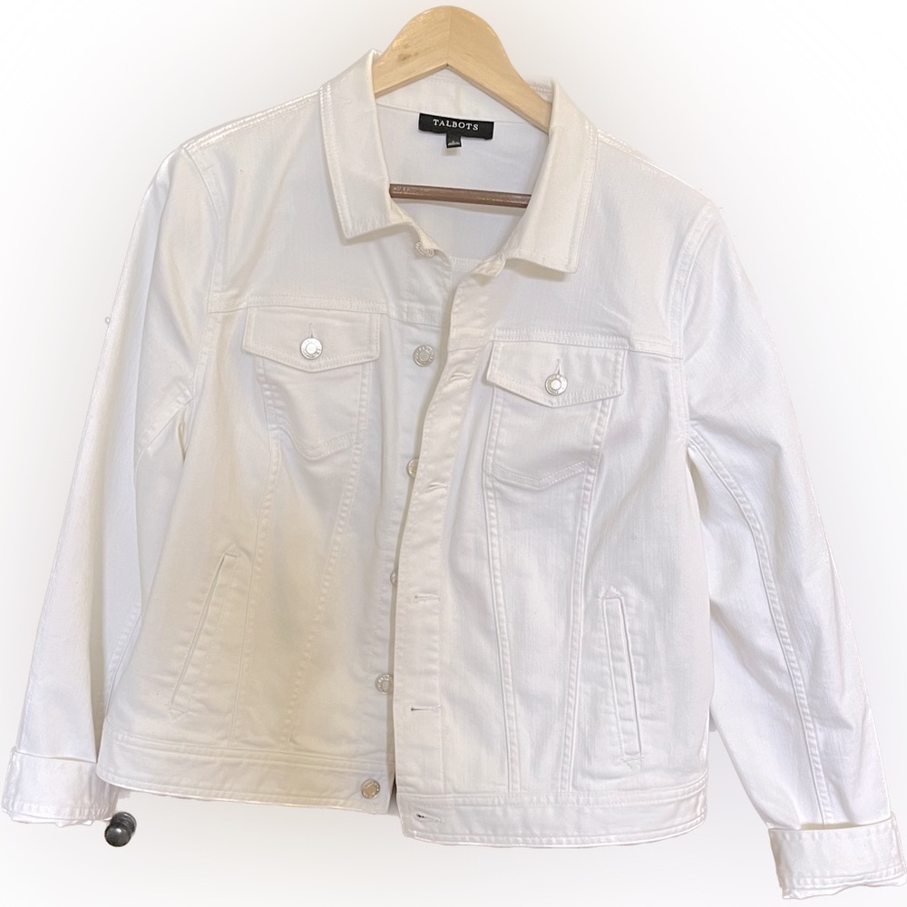 White denim jacket